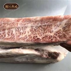 S腹肉牛小排 雪花特别漂亮的牛肉 韩国料理中和牛级别