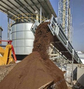 不锈钢发酵罐定制 养殖场粪便处理设备 有机肥生产设备