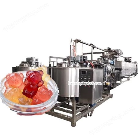 软糖辅助设备 软糖机 软糖设备 超高产量软糖生产线 芙达机械