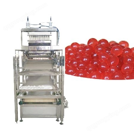 浇注切割型寒天晶球生产线 中国台湾进口寒天晶球大型全自动生产线 芙达机械供应充足