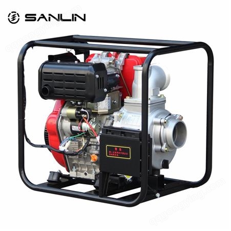 4寸柴油动力排水泵 柴油机自吸泵 水泵4寸消防排水泵 HS40DPE柴油机自吸泵