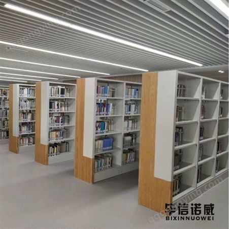 唐山钢制书架 图书馆书架 木护板书架  大量