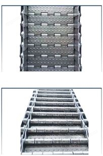 挡板式碳钢链板输送机机床废屑排屑机可来样定制
