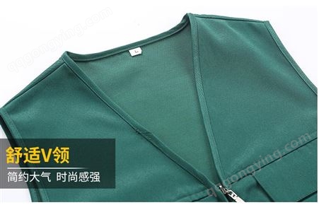 公益义工志愿者红马甲 定制男女背心 广告文化衫 宣传工作服 印字LOGO