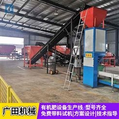 一条年产2000-5000吨有机肥生产线 四川猪场小型有机肥全套设备