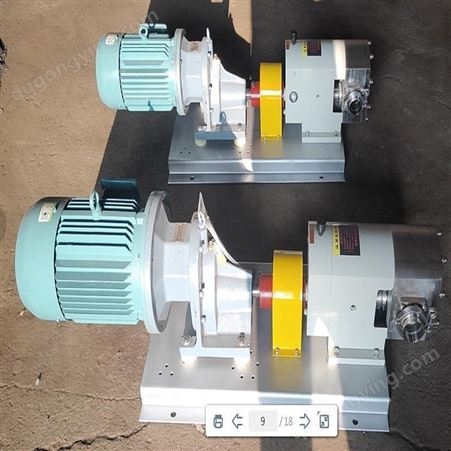 亳州转子泵厂家 不锈钢转子泵 高粘度凸轮转子泵现货直销