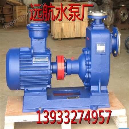 50ZW15-40型无堵塞涡流自吸式排污泵自吸式污水泵自吸式离心泵