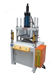 东莞四柱开放式结构四柱油压铜管滚压机,也叫四柱液压机,可以供长时间作业生产
