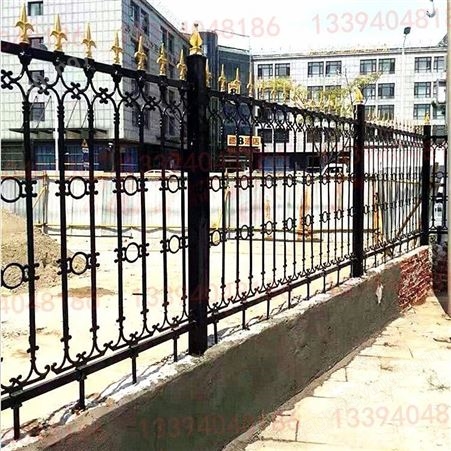 普罗盾厂家供应铸铁铁艺围栏 铸铁护栏 小区围墙铁艺护栏