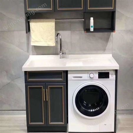 铝唯嵌入式一体烘干机洗衣机柜子 全铝阳台柜置物架收纳