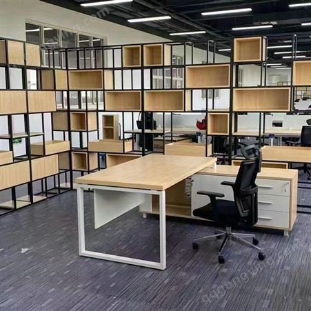 老板桌 简约现代总裁桌 办公桌椅组合 办公室单人1.8米m主管桌经理桌