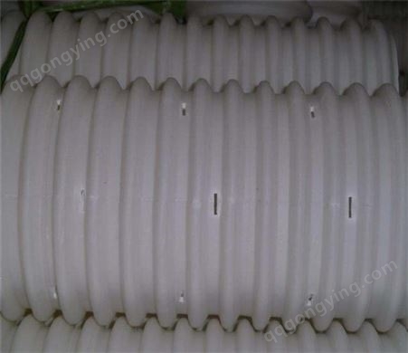 弱电穿线波纹管 单壁波纹管可打孔 90mm 110mm波纹管白色透明波纹管