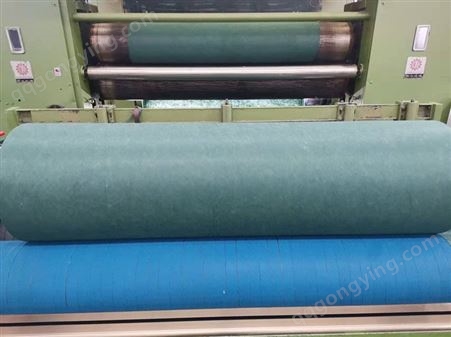 涤纶绿色热烫土工布无纺布，做生态袋生态棒用的土工布