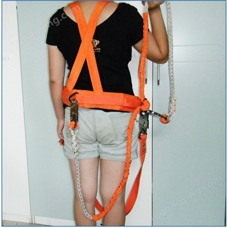 宏固电气电工安全带 高空作业双钩安全腰带