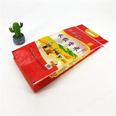 编织大米袋定做 手提大米袋 面粉袋加工 PP塑料编织袋   免费设计