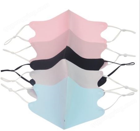 新款夏季立体透气防晒口罩 薄款水洗速干口罩可调节 厂家现货批发