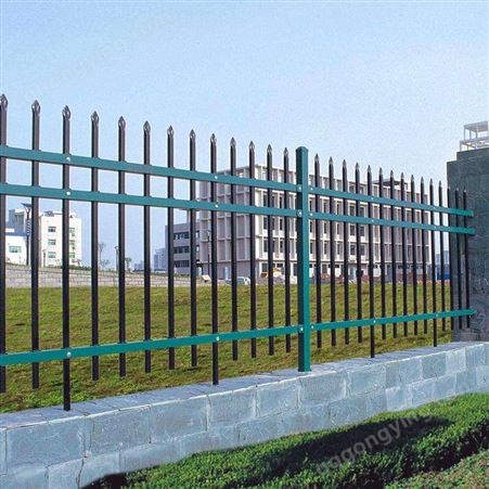 湛海 围墙锌钢栏杆 锌钢栅栏公司 锌钢围墙栏杆批发 直销