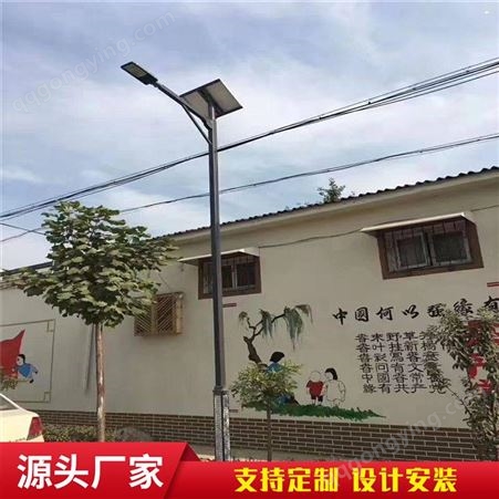 尚博灯饰户外太阳能路灯 新农村6米太阳能灯光控小区道路LED路灯定制厂家