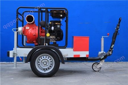 液压泵 6寸牵引式水泵 应急抢险专用泵车