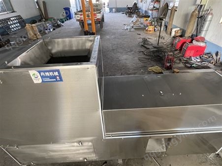 大型商用餐厨垃圾螺旋压榨脱水机 生活垃圾干湿分离设备 丹潍机械