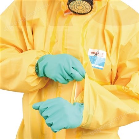 坤泽尔K4000一次性无纺布双层加厚耐酸碱化学品防化工作服
