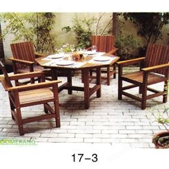 盛唐防腐木凳子碳化木制椅子景区园林桌凳 户外实木休闲座椅
