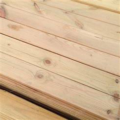 樟子松碳化防腐木板材 户外景观实木条室外木地板