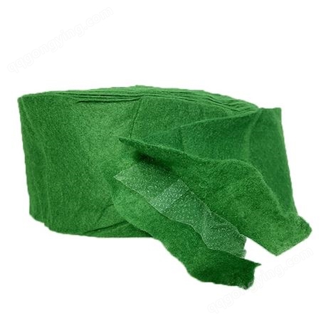 双层加膜裹树布 绿色无纺布 树木养护带 大树缠树布