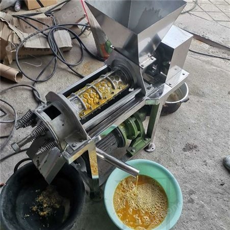 不锈钢榨汁机 苹果梨生姜榨汁机 商用菜籽油榨油机