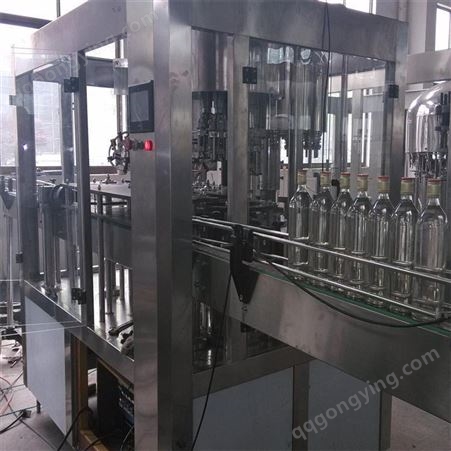 厂家推荐灌装饮料生产线 白酒灌装生产线玻璃瓶灌装生产线 平康公司