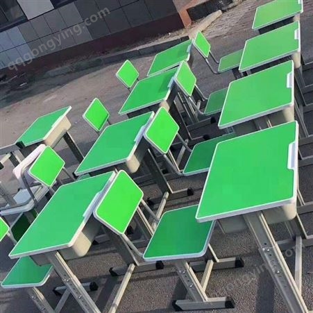 拉瑞斯密度板课桌椅陕西辅导班塑料桌椅辅导班中小学生西安课桌椅