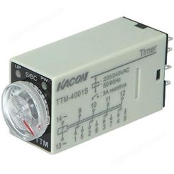 1秒通电延时时间继电器现货TTM-4001S韩国Kacon计时器