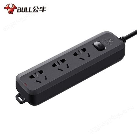 BULL/公牛插座USB插排插线板接线板家用多功能电源转换器多孔位长米线-GN-403
