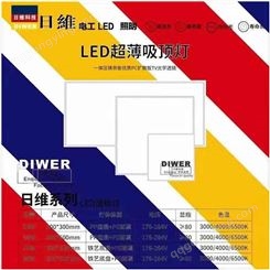 日维 电工LED照明 平板灯 600X600 600X300 300X300  日维 LED平板灯直供厂商