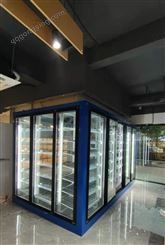步入式冰柜钢化玻璃电加热玻璃门工厂后补式冷藏展示柜