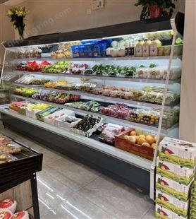 水果保鲜柜厂家风冷展示柜立式冰柜冷库安装