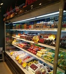水果风幕柜喷雾风幕柜餐饮水果冰柜水果保鲜柜展示冷藏柜