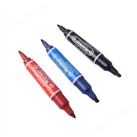 珠海大双头油性记号笔 马克笔 耐光防水笔 粗字勾线笔