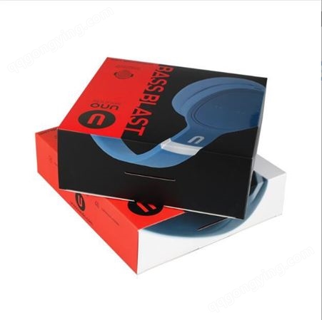 耳机包装盒定制 贴窗包装盒 卡盒定制 包装彩盒定制 佳缘印刷厂