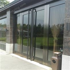 地弹簧玻璃门供应商   铝合金玻璃门公司    圆形玻璃门工程