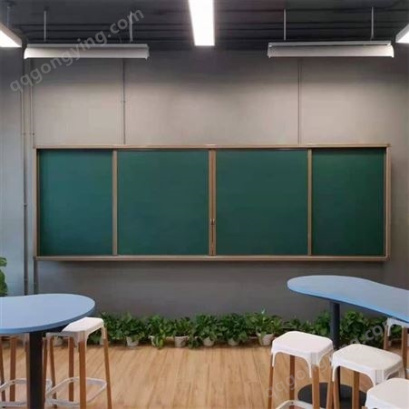 商丘镶嵌式推拉黑板-推拉多媒体教学黑板-推拉黑板厂家价格-优雅乐