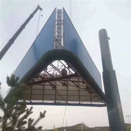 高速景区大型单立柱高炮广告塔