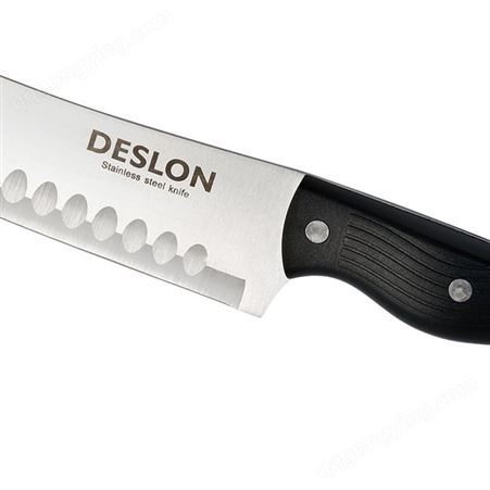 DESLON/德世朗 科乐刀具七件套A FS-TZ008-7A 不锈钢家用硬度强韧性高不易生锈 专用刀具套装 批发包邮
