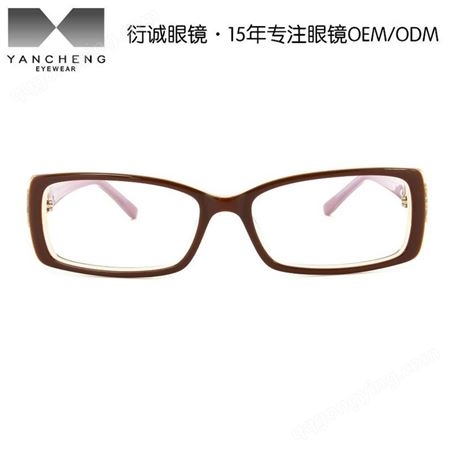 进口醋酸纤维板材 光学近视眼镜框架 厂家品牌贴牌代加工批发价格 防蓝光眼镜G14 衍诚眼镜工厂