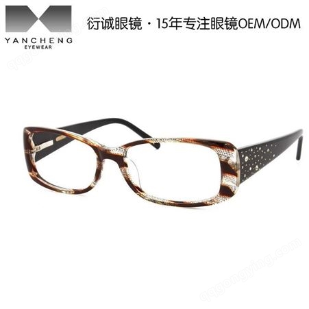 进口醋酸纤维板材 光学近视眼镜框架 厂家品牌贴牌代加工批发价格 防蓝光眼镜G15 衍诚眼镜工厂