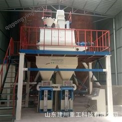 全自动干粉砂浆设备   预拌砂浆生产线  保温砂浆设备  建川  JC