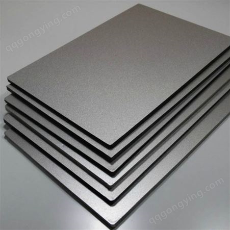 铝单板材 内外墙铝单板 浅咖啡底宽银条铝单板 吉林厂家生产