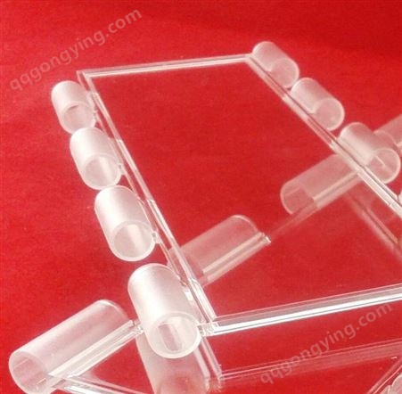 直边水晶门片 透明水晶闸配件 专业卷闸门水晶片底片