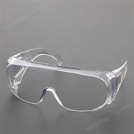 防尘防雾防飞石PC材质防UV劳保眼镜透明防护眼镜