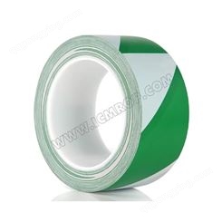 高粘性耐腐蚀耐磨防水PVC绿白斑马划线警示胶带